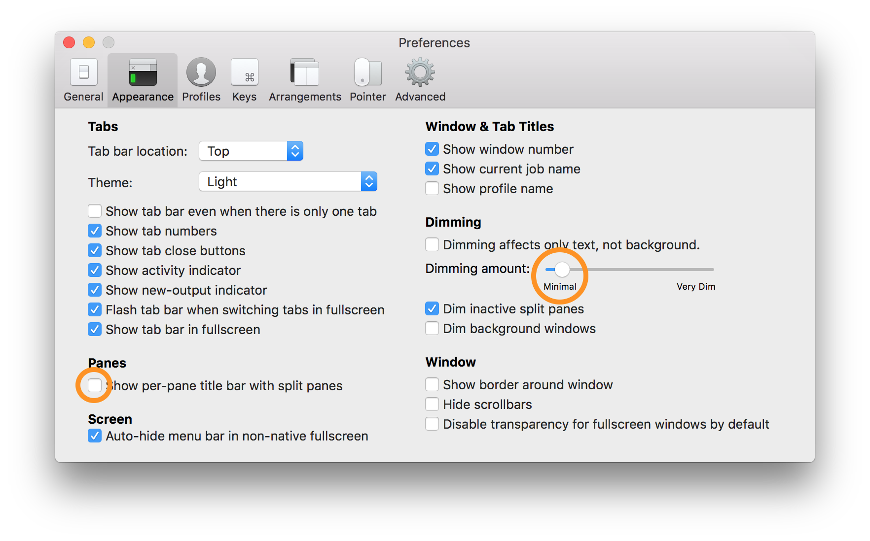 terminal split screen mac