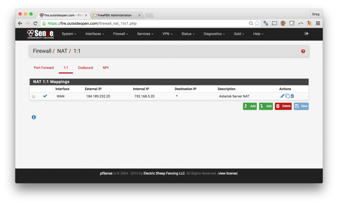 Pfsense firewall rules настройка